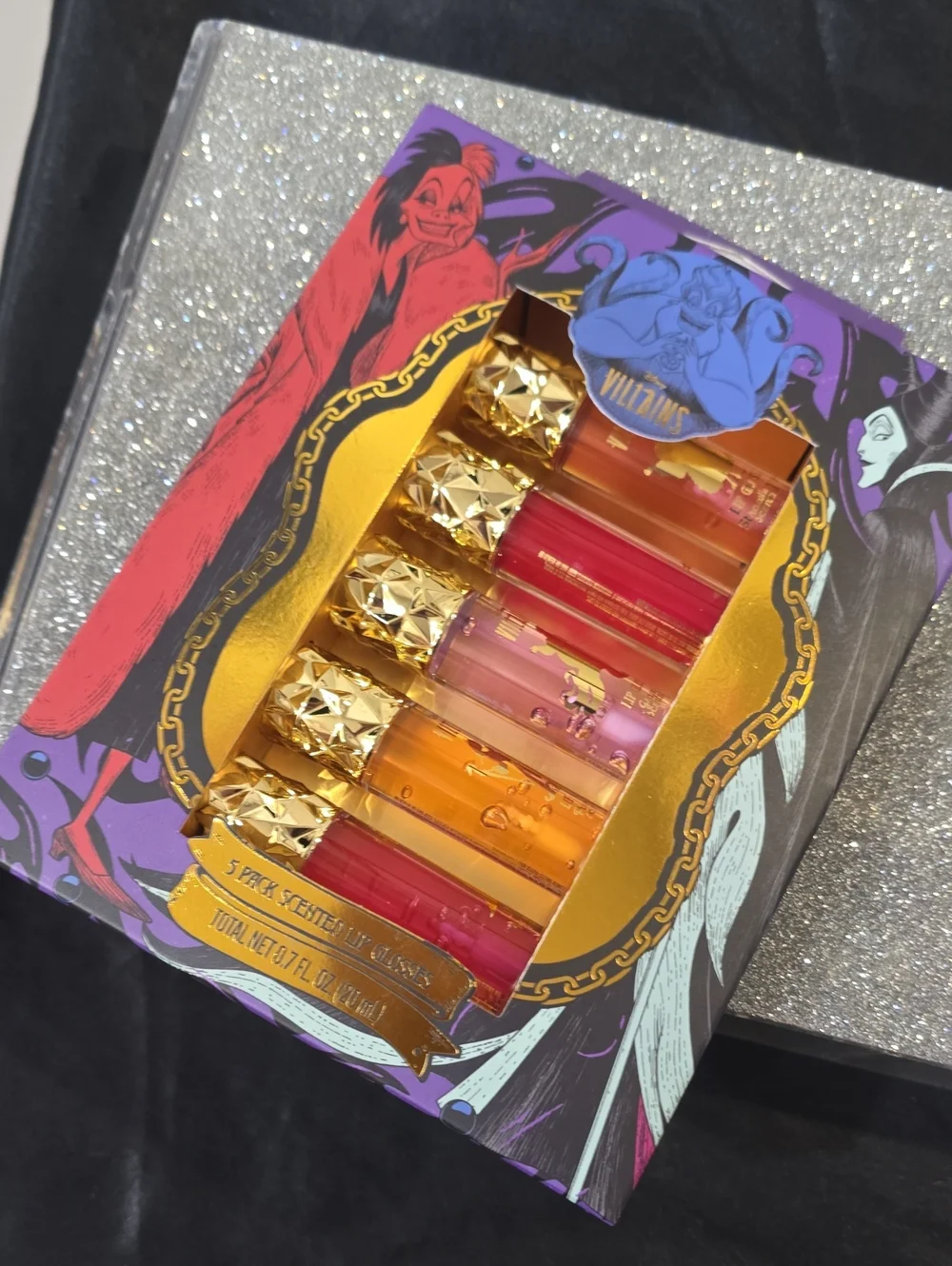 Taste Beauty X Disney Villains 5-PK Scented Lip Gloss Set